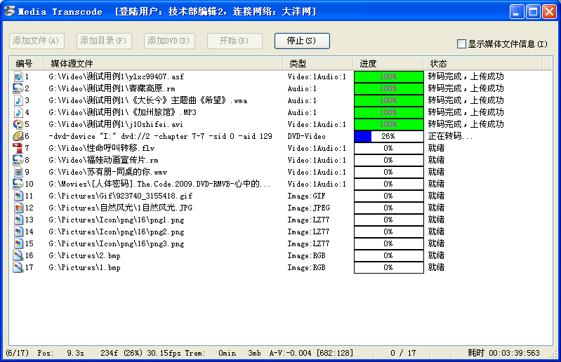客户端主窗口